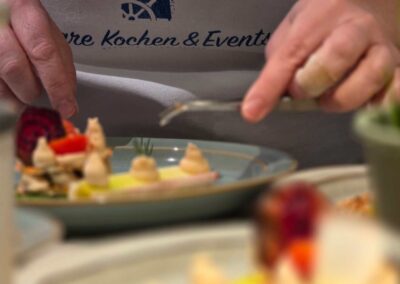 Kochkurs, gemeinsames Essen