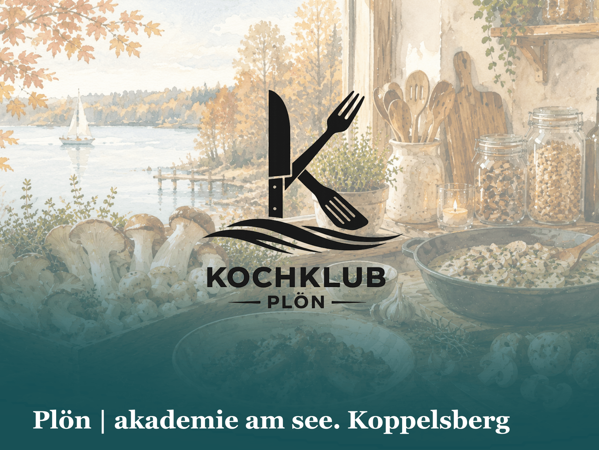 Kochklub Plön Pilze Champignons Wildkräuter Kochkurs Blackout Küche Mel John Sussmann