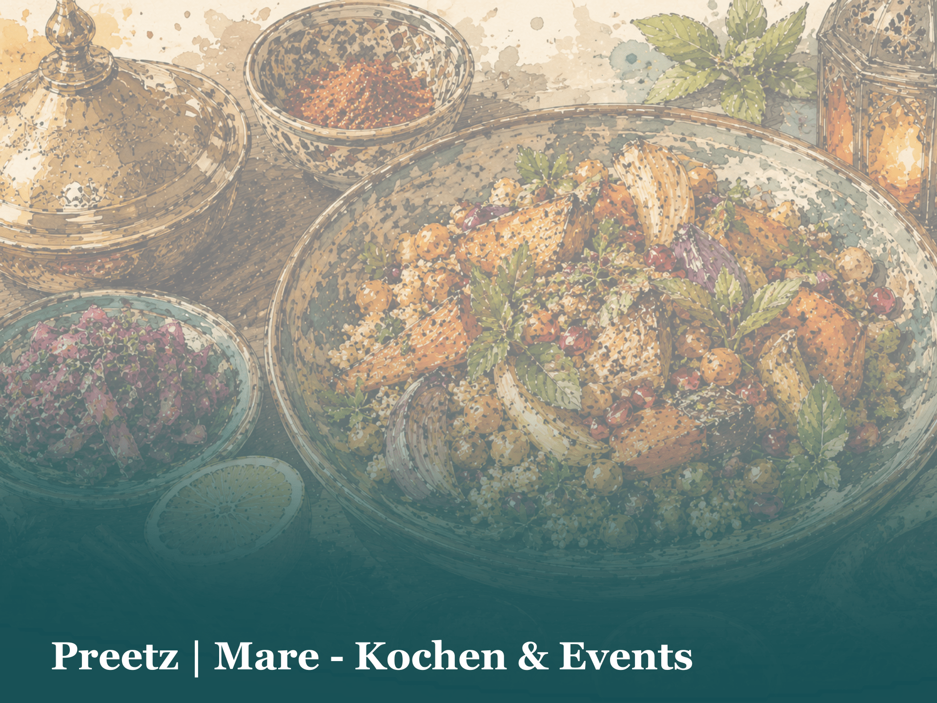 Kochkurs Feierabendküche Orientalisch Gewürze Aromen Mel John Sussmann Kochtrainer Schnelle gerichte Teamevents